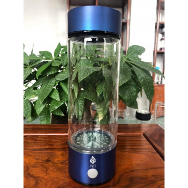 Przenośny generator wodoru North Aqua szklany 420 ml niebieski - obrazek 15
